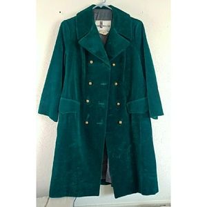 Rain Master Velvet Trench Coat